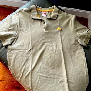 LACOSTE KHAKI COLOR POLO SHIRT